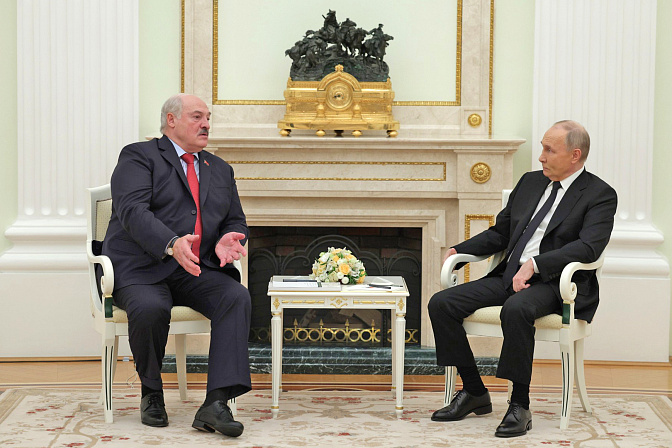 встреча президента рф владимира путина с президентом белоруссии александром лукашенко 