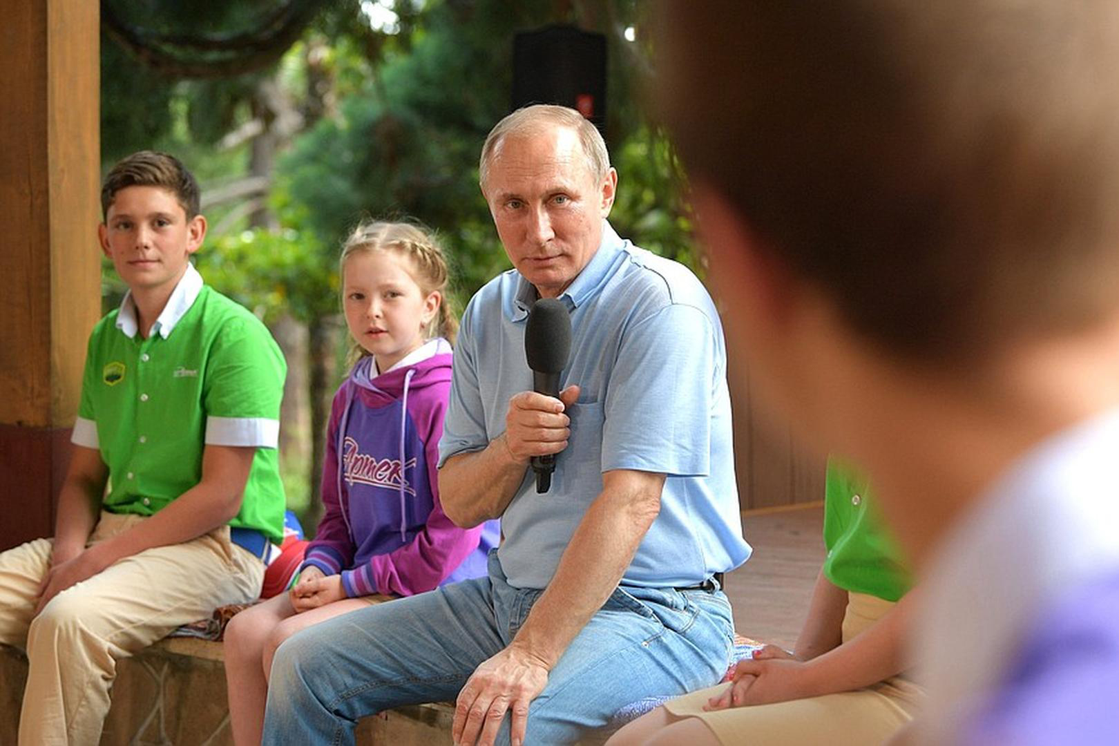Владимир Путин в Артеке