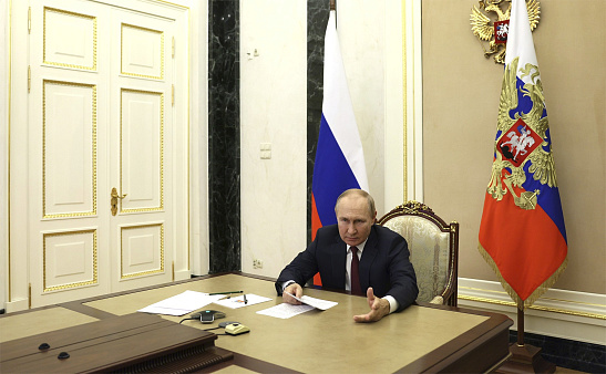Владимир Путин. Фото: Gavriil Grigorov/ Kremlin Pool/ Keystone Press Agency
