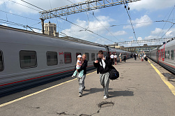 Дети до 5 лет могут путешествовать бесплатно на поездах по России 