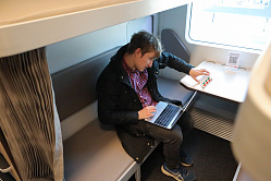 Скорость интернета в поездах обещают увеличить в течение двух лет