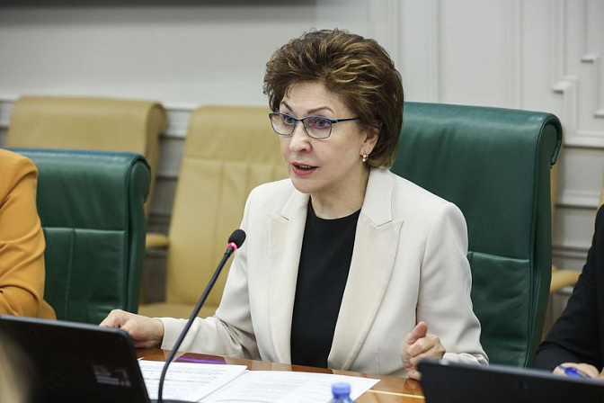 Сенатор, заместитель Председателя СФ Галина Карелова