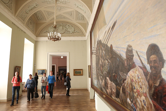 посетители русского музея