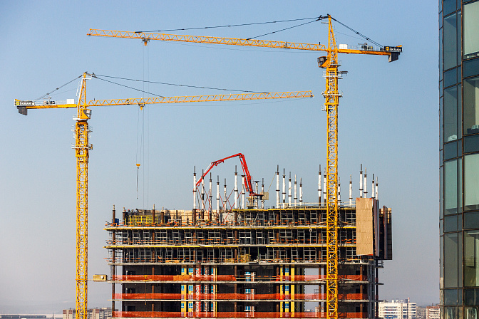 стройка кран 