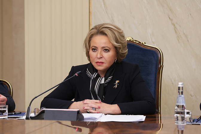 Валентина Матвиенко. Фото: СенатИнформ/ Пресс-служба СФ
