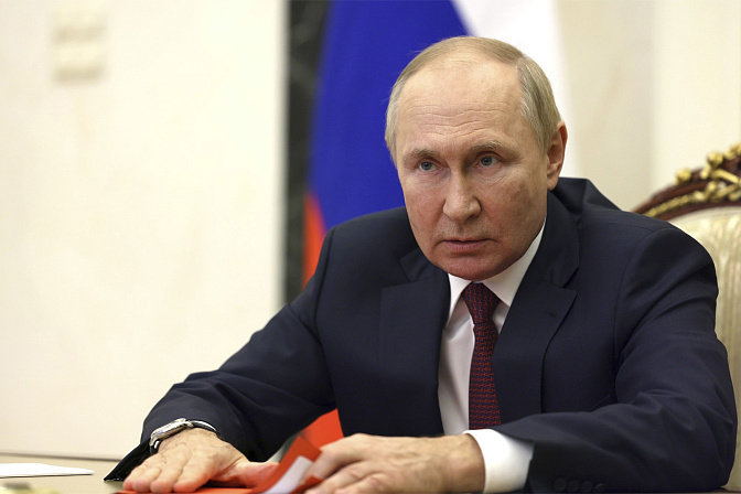 Владимир Путин. Фото: Gavriil Grigorov/ Kremlin Pool/ Keystone Press Agency