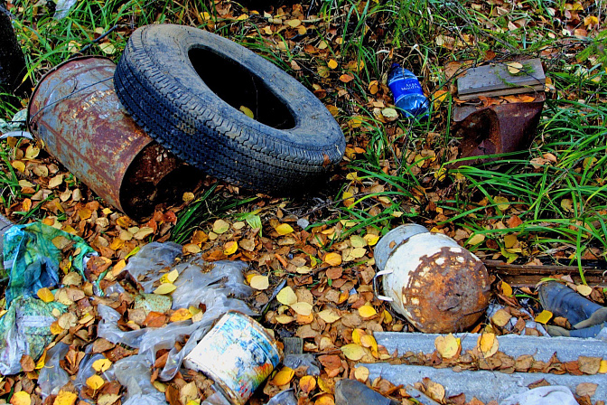 мусор свалка