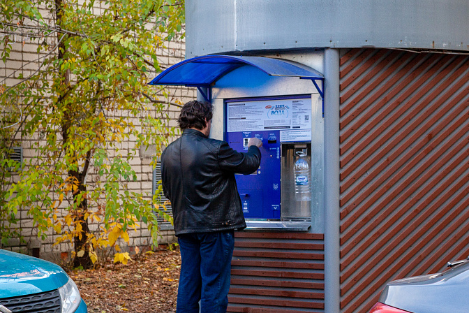 вендинг автомат продажи воды 