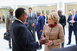 Матвиенко встретилась с президентом Республики Конго Сассу-Нгессо