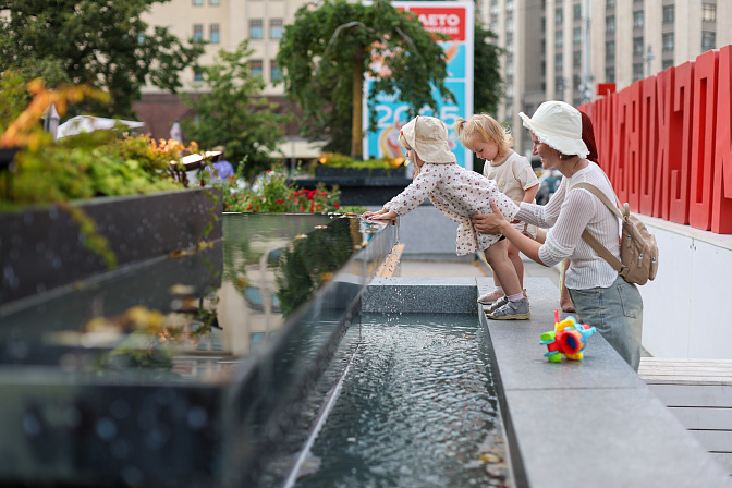 семья дети пособие прогулка в городе 