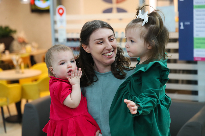 мама дети семья 