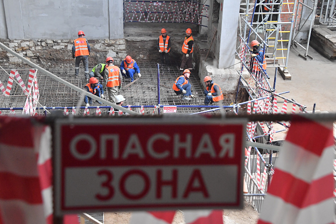 реставрация здания рабочие 