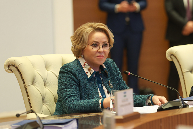 Валентина Матвиенко. Фото: СенатИнформ/ Пресс-служба СФ