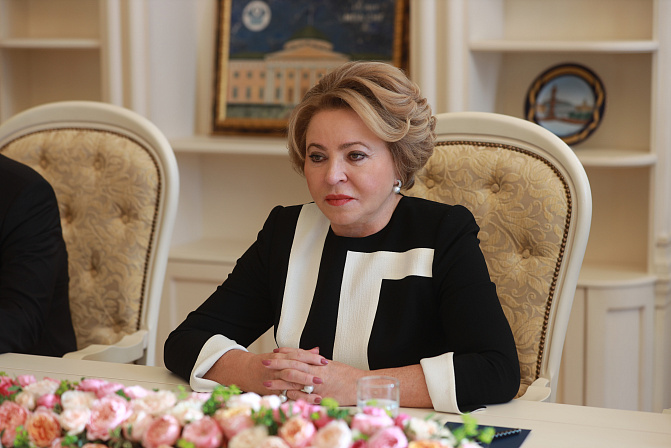 Валентина Матвиенко. Фото: СенатИнформ/ Пресс-служба СФ