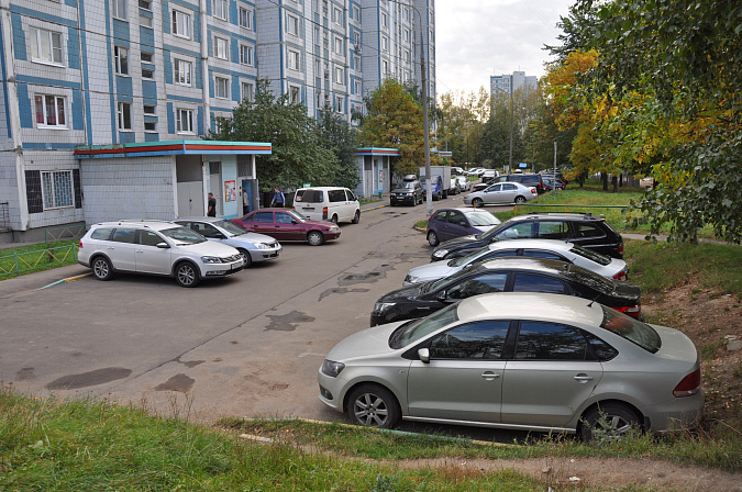 парковка во дворе