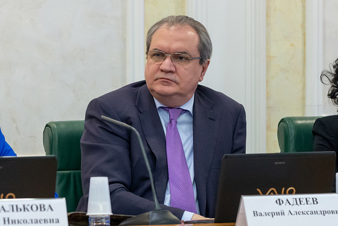 Валерий Фадеев. Фото: СенатИнформ/ Пресс-служба СФ