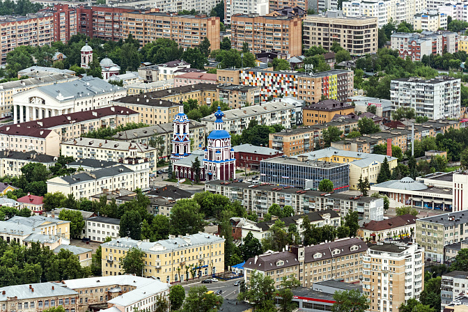 Калуга вид сверху