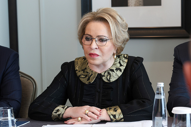 председатель сф валентина матвиенко