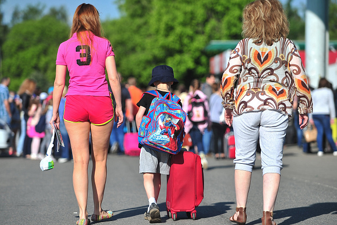 отправка в детский лагерь 