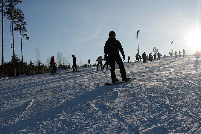 горные лыжи курорт 