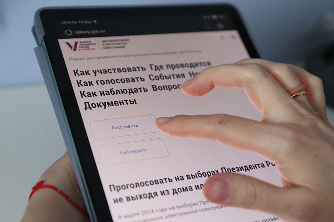 дистанционное голосование выборы 