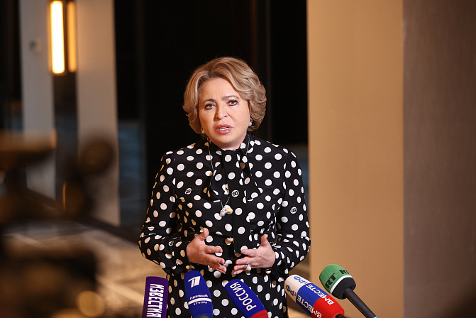 Валентина Матвиенко. Фото: СенатИнформ/ Пресс-служба СФ
