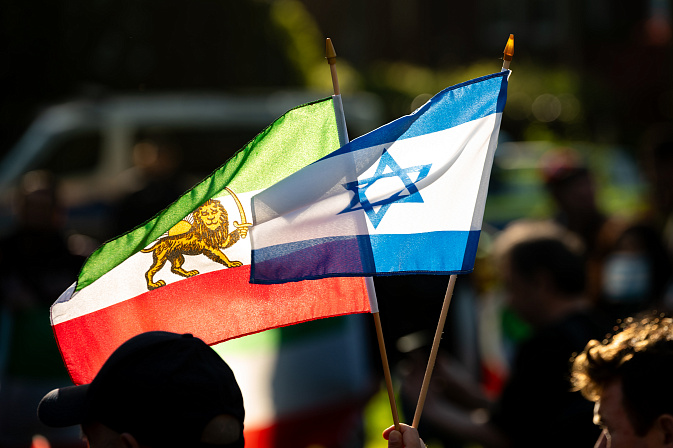 флаги ирана и израиля