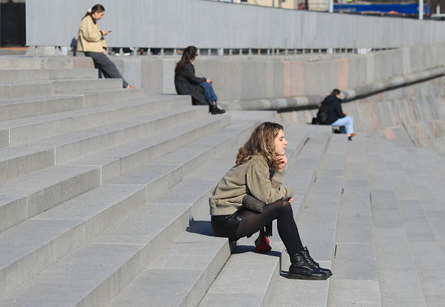 люди горожане прогулка отдых 