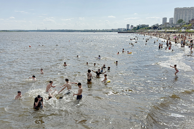 дети на пляже отдых лагерь лето море 