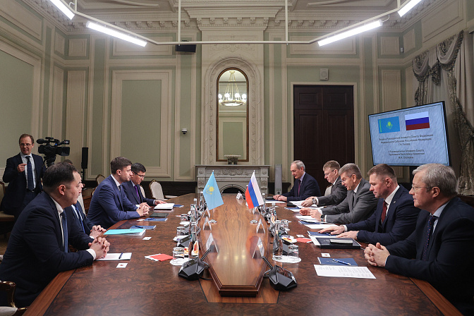 встреча руководителей аппаратов Совета Федерации РФ и аппарата Сената Казахстана