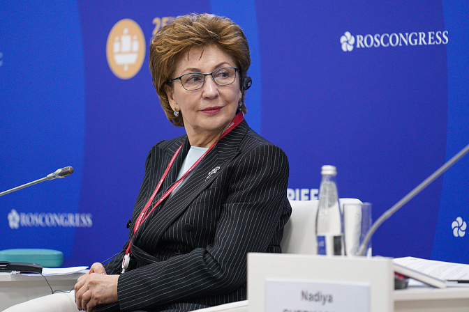 Галина Карелова. Фото: Антон Сухонос/ roscongress.org