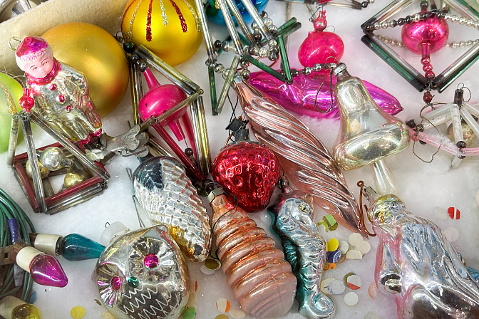 ёлочные игрушки 