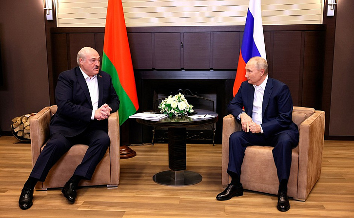 Глава Беларуси Александр Лукашенко и Президент РФ Владимир Путин