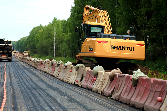 ремонт дороги трасса 