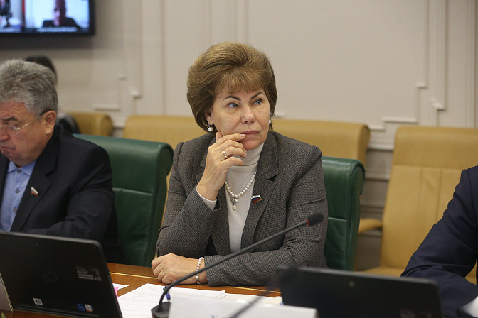 Татьяна Гигель.  Фото: СенатИнформ/ Пресс-служба СФ