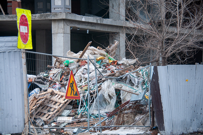 свалка строительный мусор 