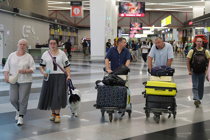 аэропорт пассажиры 