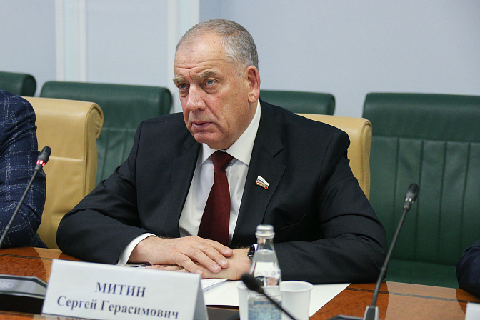 Сергей Митин. Фото: СенатИнформ/ Пресс-служба СФ