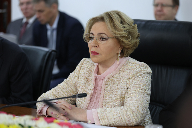 Валентина Матвиенко. Фото: СенатИнформ/ Пресс-служба СФ