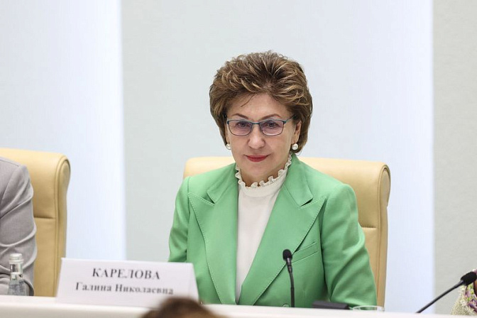 Сенатор, заместитель Председателя СФ Галина Карелова