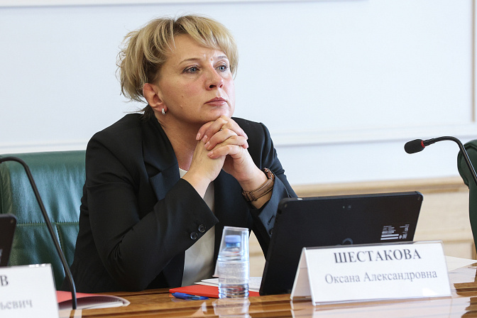 Оксана Шестакова. Фото: СенатИнформ/ Пресс-служба СФ