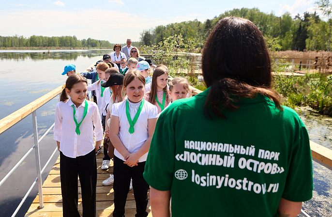 экотропа лосиный остров школьники эколята