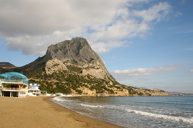 берег крыма новый свет 