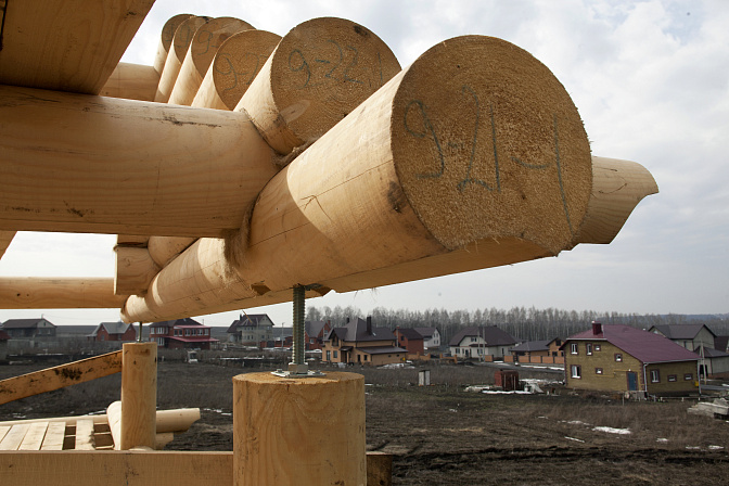 строительство деревянного дома 