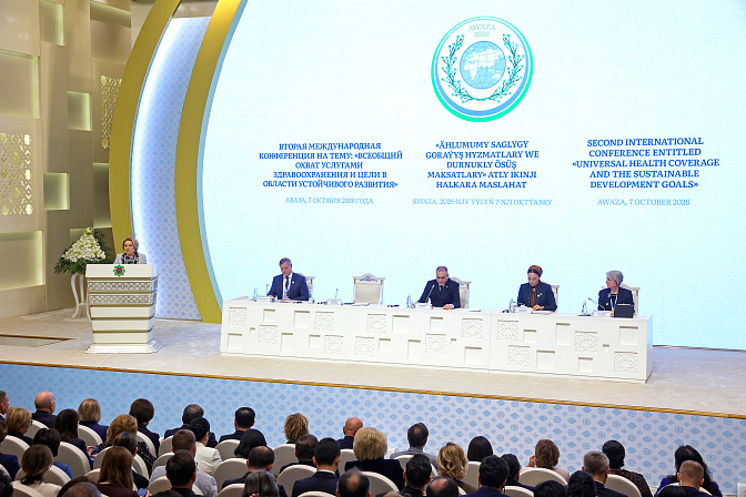 председатель сф валентина матвиенко в туркменистане