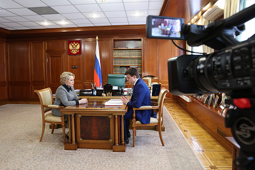 Матвиенко пообещала Красноярскому краю помощь в получении бюджетных кредитов