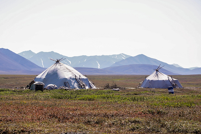 крайний север палатка