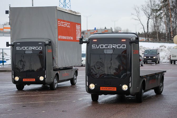 беспилотный грузовик 