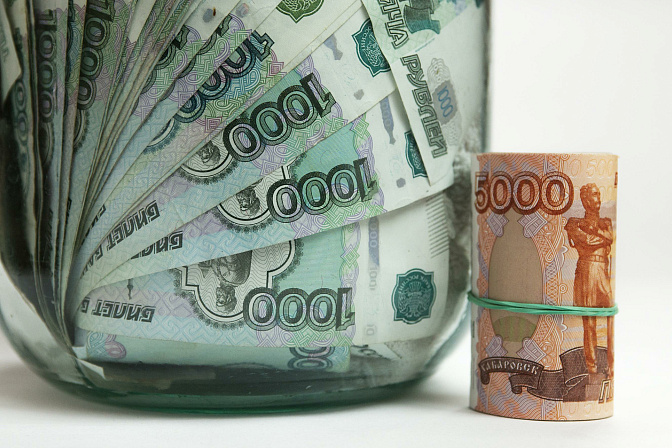 деньги в банке рубли 
