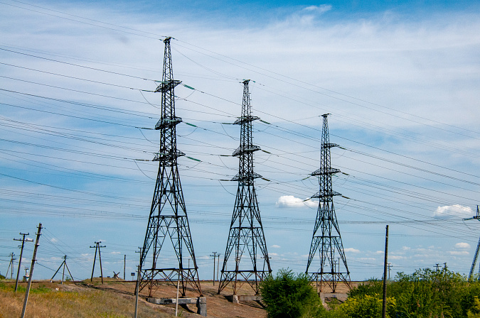высоковольтная линия электроэнергия лэп